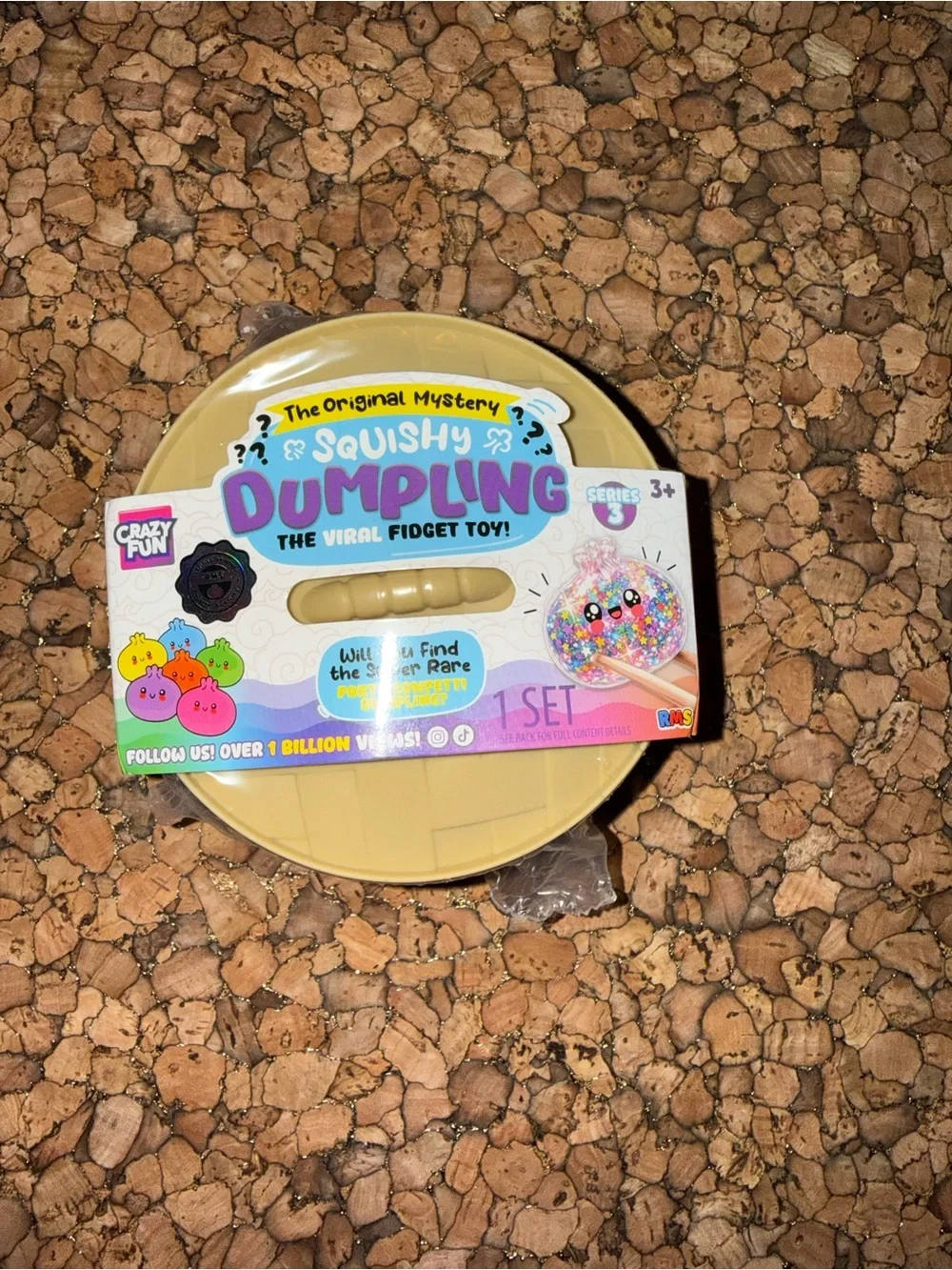 🎉Crazy Fun RMS Mystery Dumpling squishy confetti edition